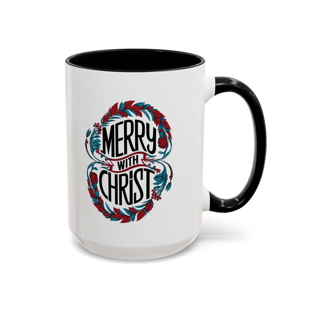 Ceramic Gift Mug - Merry with Christ - Decorative/Ceramic Mugs/11oz/15oz