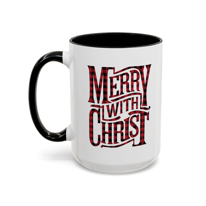 Ceramic Gift Mug - Merry with Christ - Decorative/Ceramic Mugs/11oz/15oz