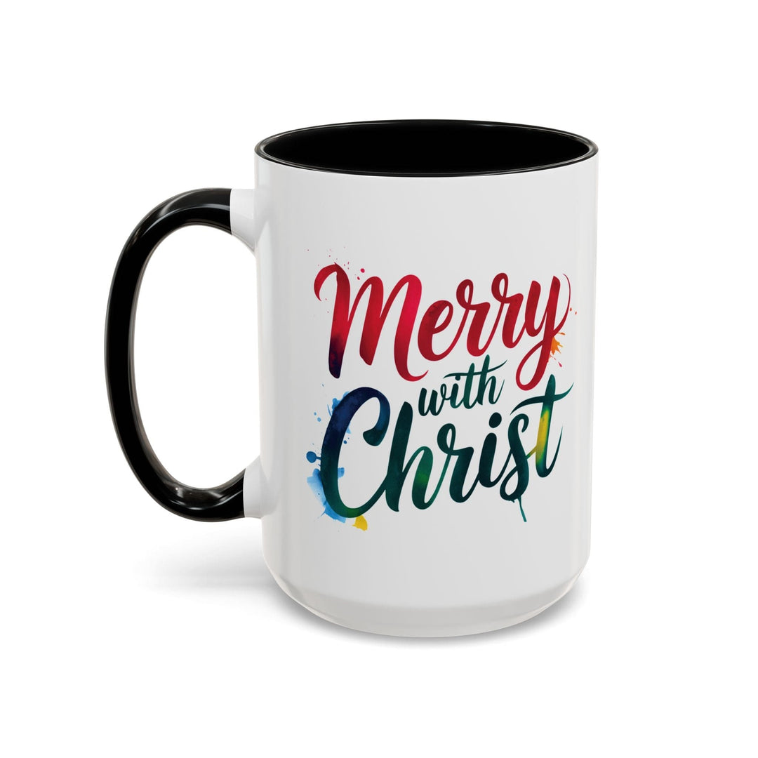 Ceramic Gift Mug - Merry with Christ - Decorative/Ceramic Mugs/11oz/15oz