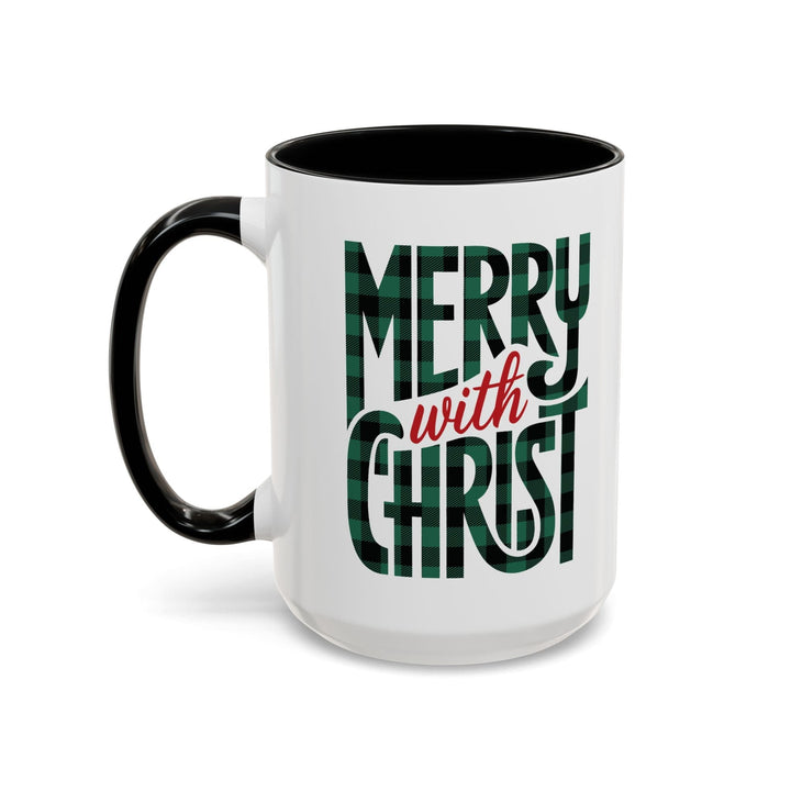 Ceramic Gift Mug - Merry with Christ - Decorative/Ceramic Mugs/11oz/15oz