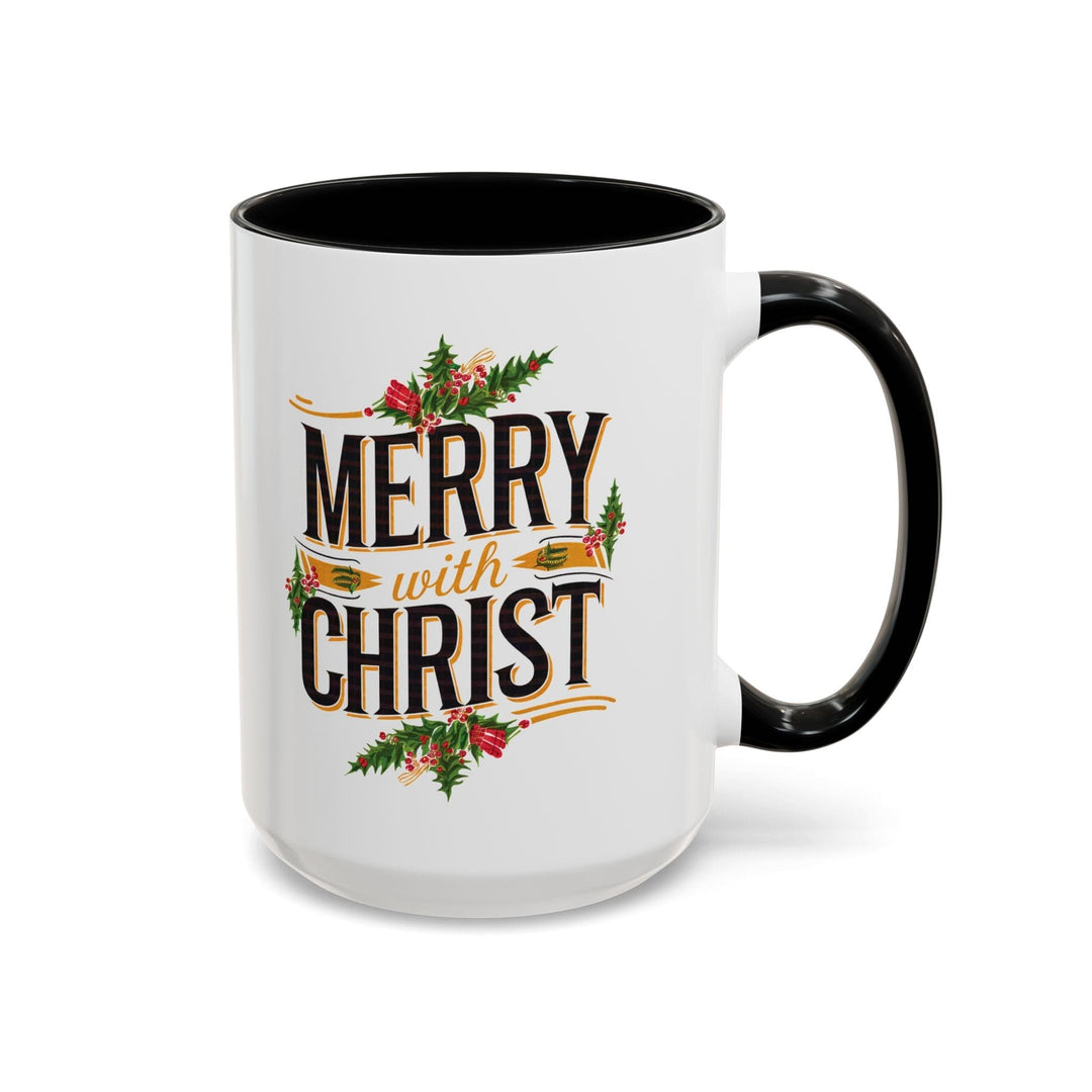 Ceramic Gift Mug - Merry with Christ - Decorative/Ceramic Mugs/11oz/15oz