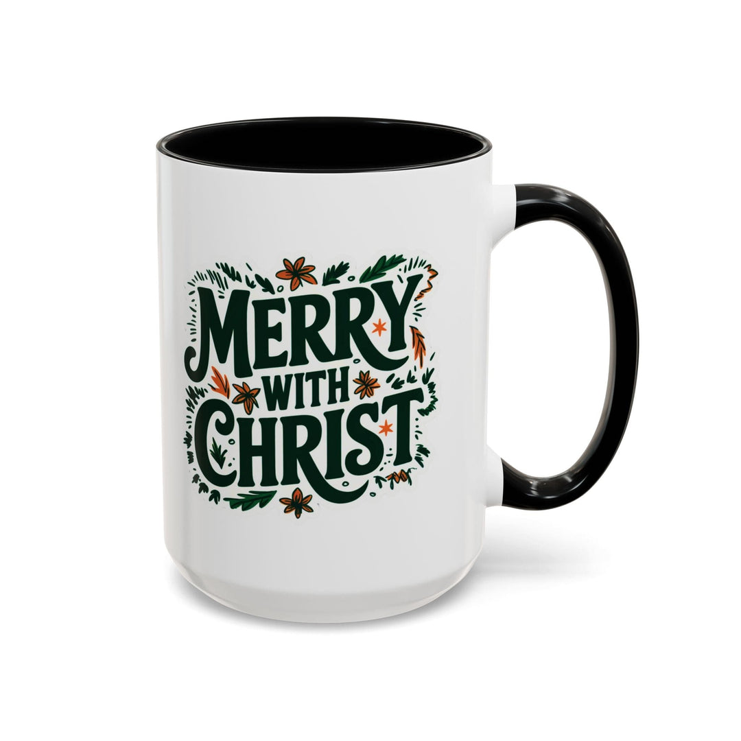 Ceramic Gift Mug - Merry with Christ - Decorative/Ceramic Mugs/11oz/15oz