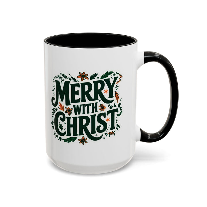 Ceramic Gift Mug - Merry with Christ - Decorative/Ceramic Mugs/11oz/15oz