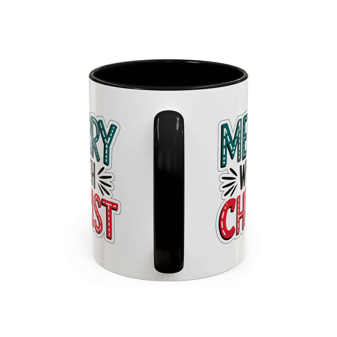 Ceramic Gift Mug - Merry with Christ - Decorative/Ceramic Mugs/11oz/15oz