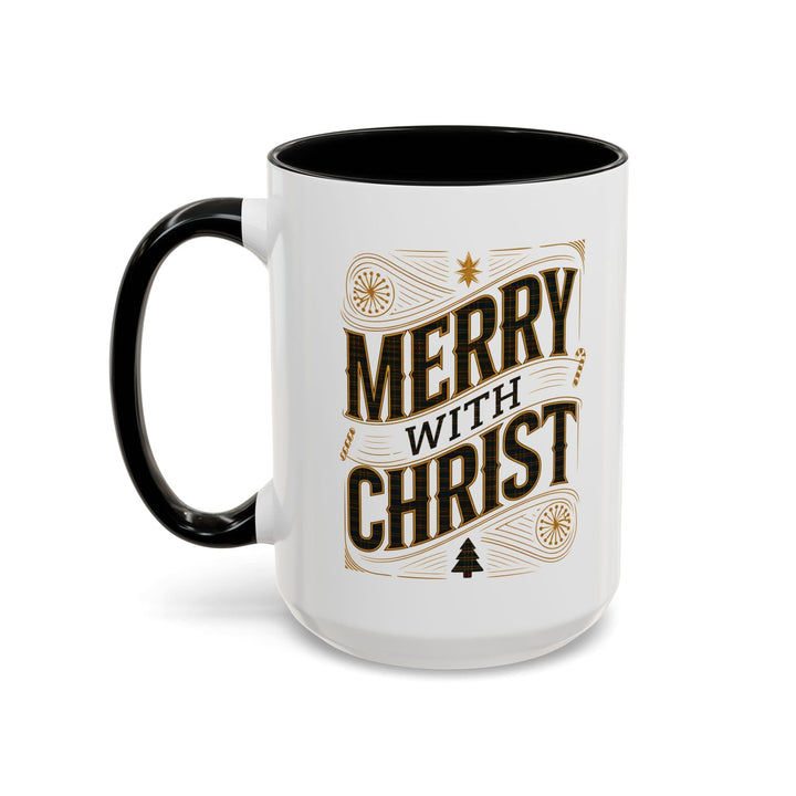 Ceramic Gift Mug - Merry with Christ - Decorative/Ceramic Mugs/11oz/15oz