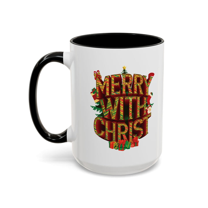 Ceramic Gift Mug - Merry with Christ - Decorative/Ceramic Mugs/11oz/15oz