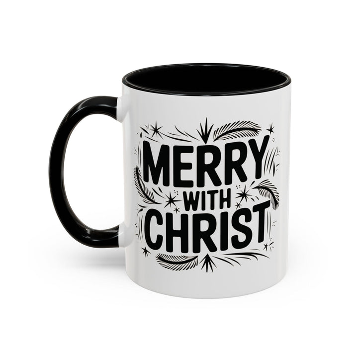Ceramic Gift Mug - Merry with Christ - Decorative/Ceramic Mugs/11oz/15oz