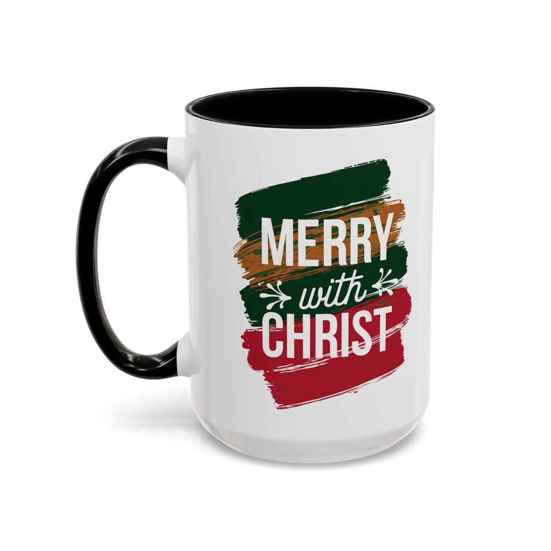 Ceramic Gift Mug - Merry with Christ - Decorative/Ceramic Mugs/11oz/15oz