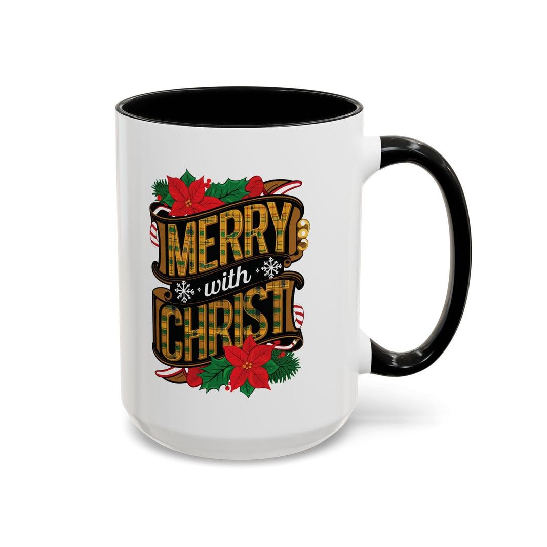 Ceramic Gift Mug - Merry with Christ - Decorative/Ceramic Mugs/11oz/15oz