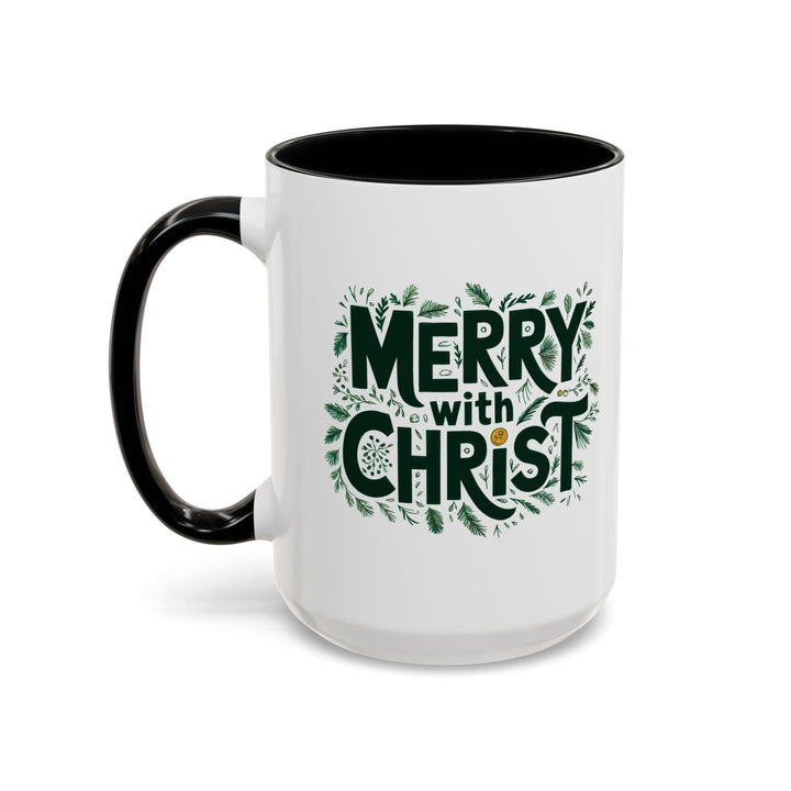 Ceramic Gift Mug - Merry with Christ - Decorative/Ceramic Mugs/11oz/15oz