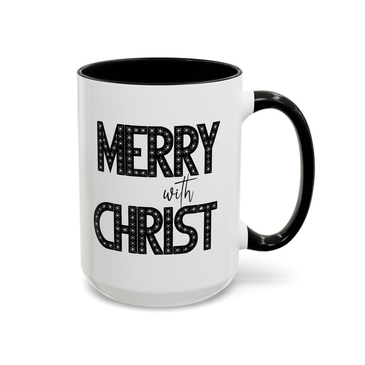Ceramic Gift Mug - Merry with Christ - Decorative/Ceramic Mugs/11oz/15oz