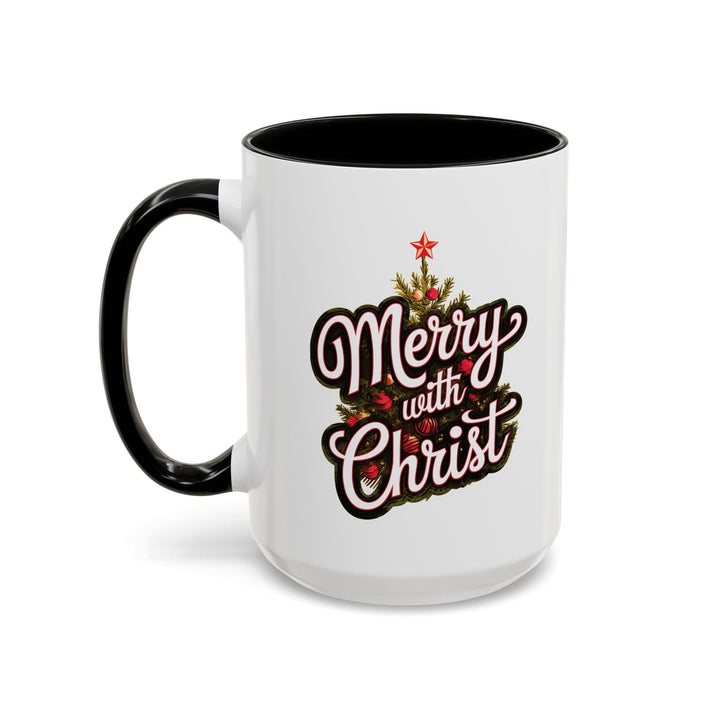 Ceramic Gift Mug - Merry with Christ - Decorative/Ceramic Mugs/11oz/15oz