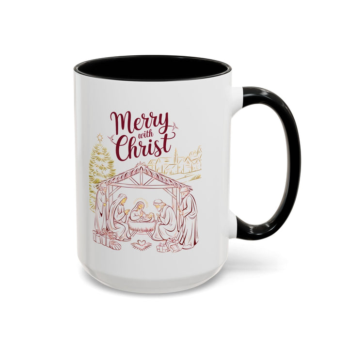 Ceramic Gift Mug - Merry with Christ - Decorative/Ceramic Mugs/11oz/15oz