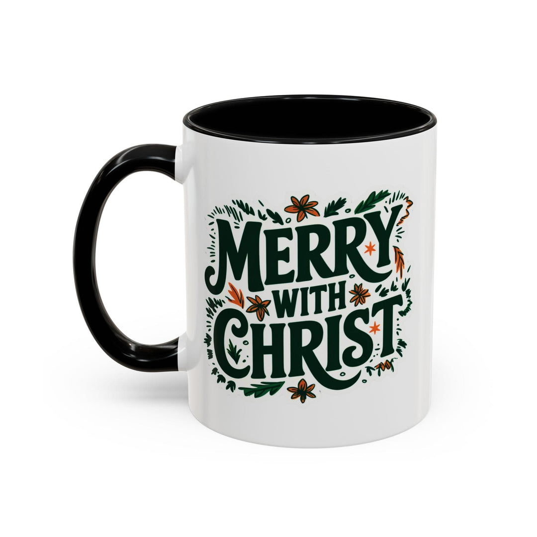 Ceramic Gift Mug - Merry with Christ - Decorative/Ceramic Mugs/11oz/15oz