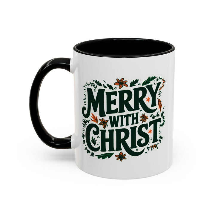 Ceramic Gift Mug - Merry with Christ - Decorative/Ceramic Mugs/11oz/15oz
