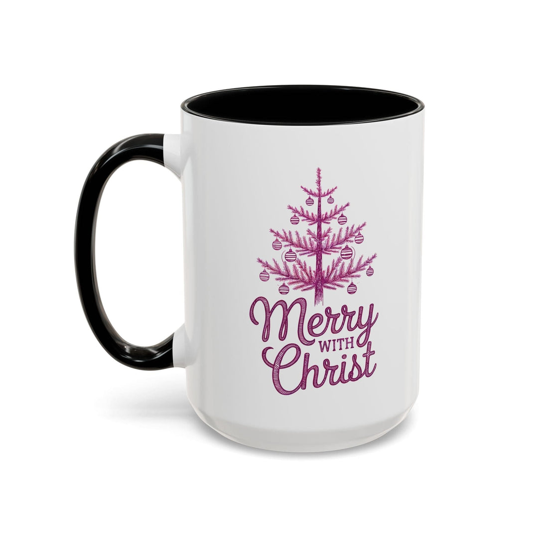 Ceramic Gift Mug - Merry with Christ - Decorative/Ceramic Mugs/11oz/15oz