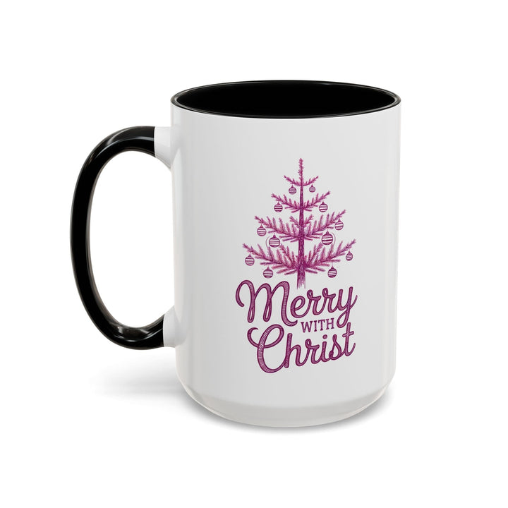 Ceramic Gift Mug - Merry with Christ - Decorative/Ceramic Mugs/11oz/15oz
