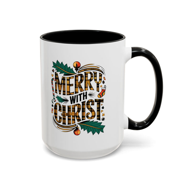 Ceramic Gift Mug - Merry with Christ - Decorative/Ceramic Mugs/11oz/15oz