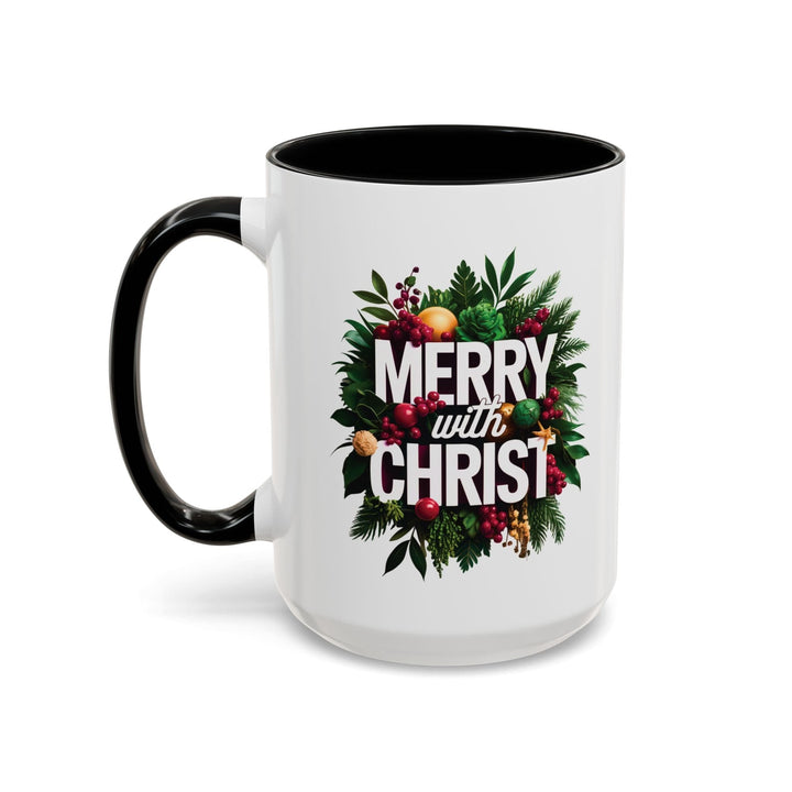 Ceramic Gift Mug - Merry with Christ - Decorative/Ceramic Mugs/11oz/15oz