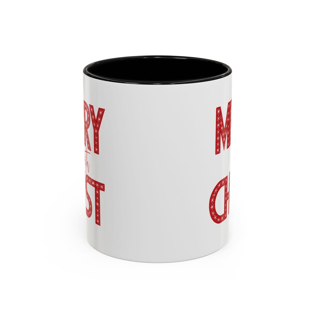 Ceramic Gift Mug - Merry with Christ - Decorative/Ceramic Mugs/11oz/15oz