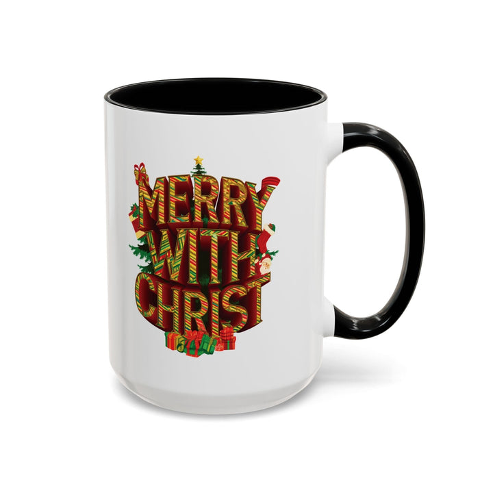 Ceramic Gift Mug - Merry with Christ - Decorative/Ceramic Mugs/11oz/15oz