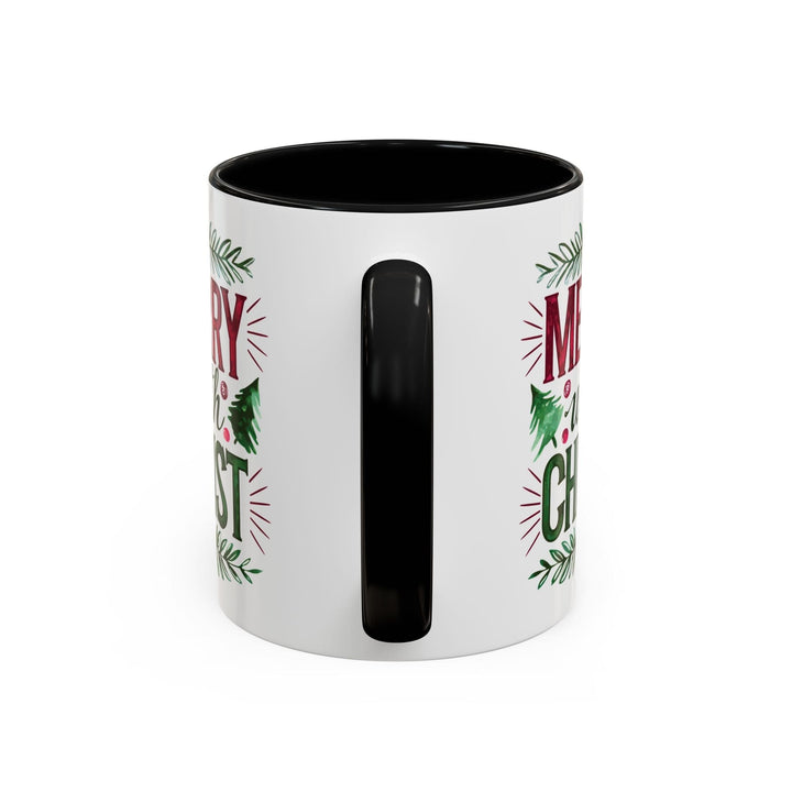Ceramic Gift Mug - Merry with Christ - Decorative/Ceramic Mugs/11oz/15oz