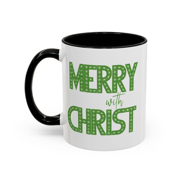 Ceramic Gift Mug - Merry with Christ - Decorative/Ceramic Mugs/11oz/15oz