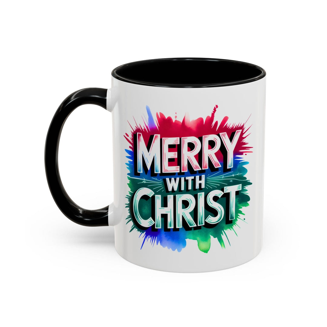Ceramic Gift Mug - Merry with Christ - Decorative/Ceramic Mugs/11oz/15oz