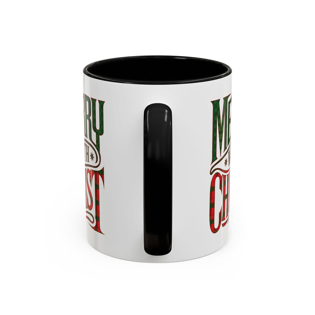 Ceramic Gift Mug - Merry with Christ - Decorative/Ceramic Mugs/11oz/15oz