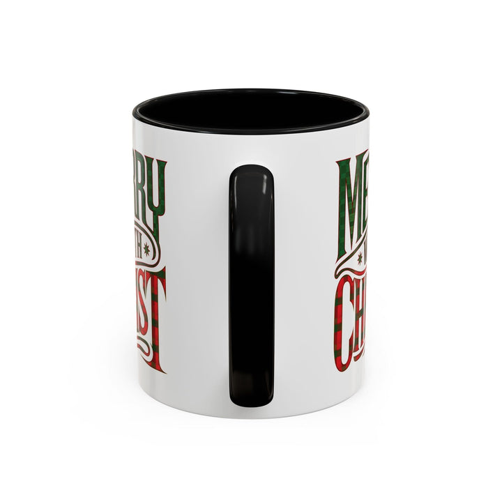 Ceramic Gift Mug - Merry with Christ - Decorative/Ceramic Mugs/11oz/15oz