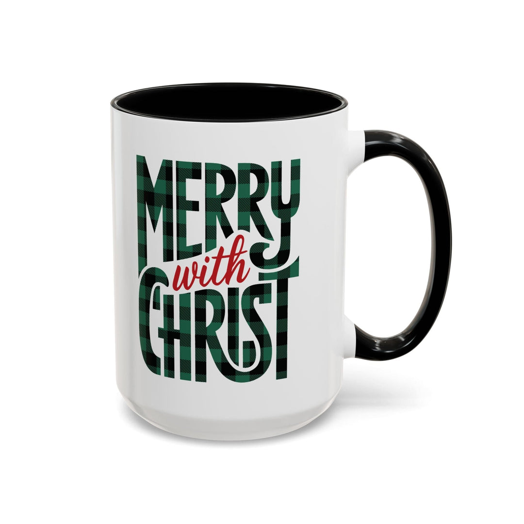 Ceramic Gift Mug - Merry with Christ - Decorative/Ceramic Mugs/11oz/15oz
