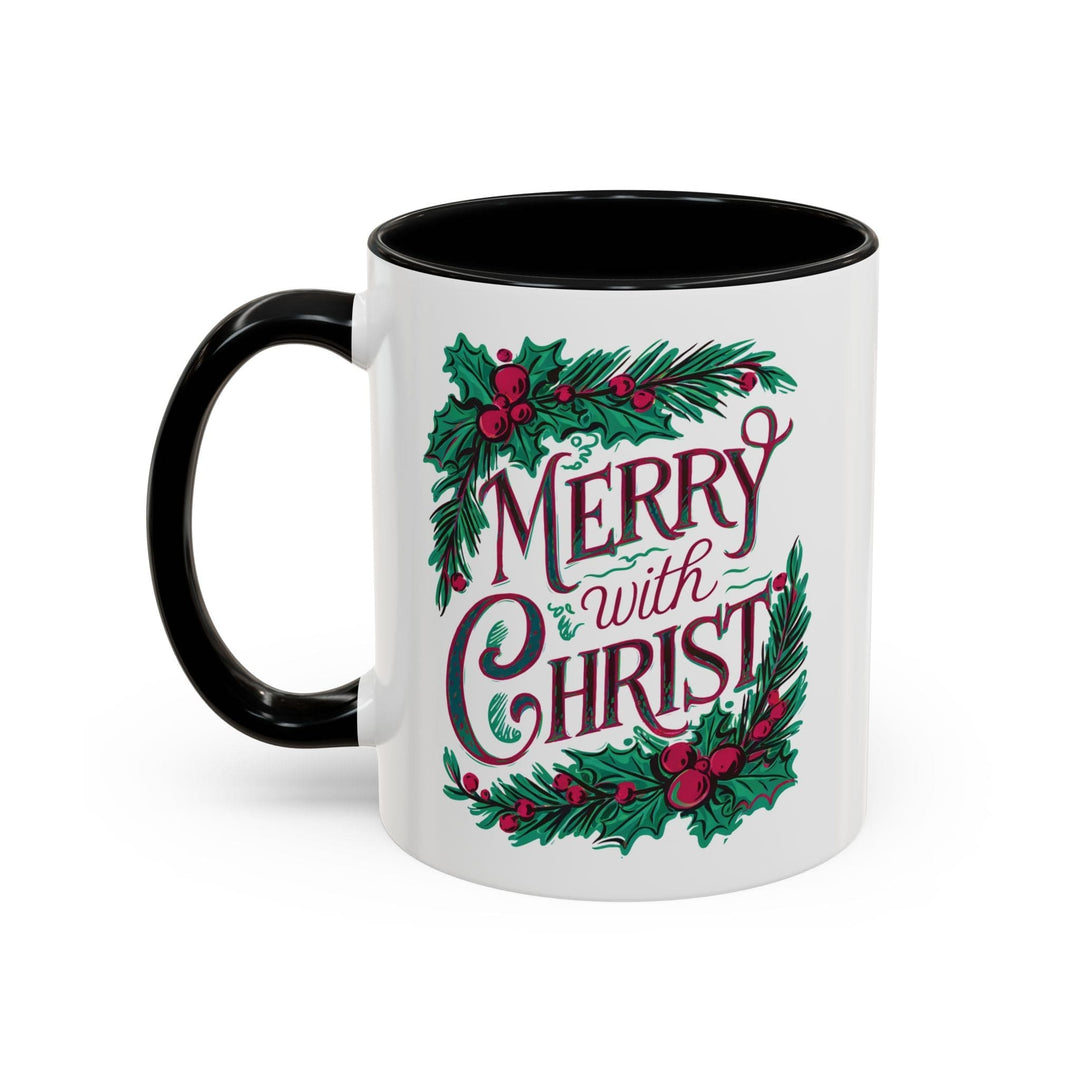 Ceramic Gift Mug - Merry with Christ - Decorative/Ceramic Mugs/11oz/15oz