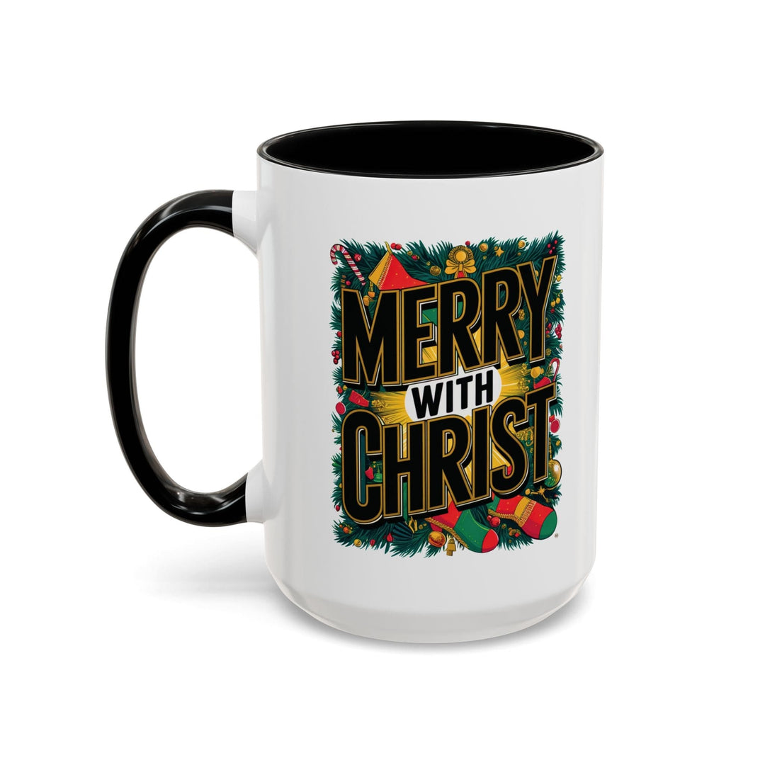 Ceramic Gift Mug - Merry with Christ - Decorative/Ceramic Mugs/11oz/15oz