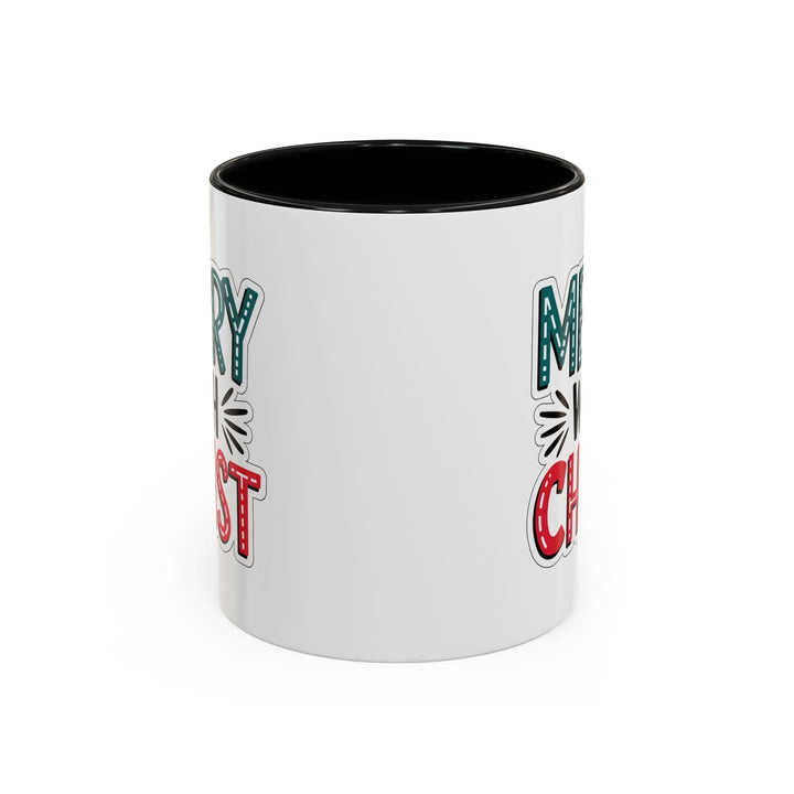Ceramic Gift Mug - Merry with Christ - Decorative/Ceramic Mugs/11oz/15oz