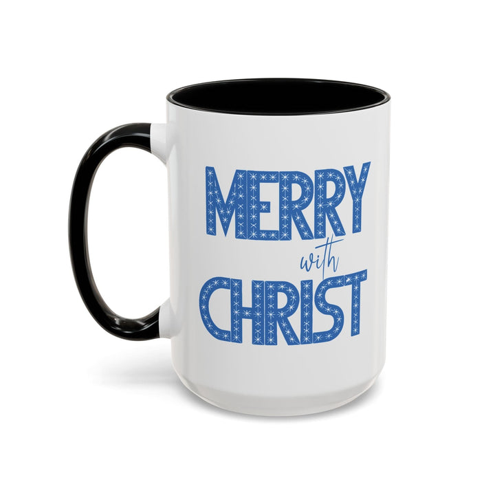 Ceramic Gift Mug - Merry with Christ - Decorative/Ceramic Mugs/11oz/15oz
