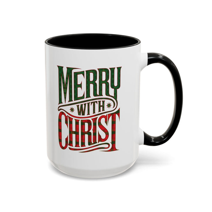 Ceramic Gift Mug - Merry with Christ - Decorative/Ceramic Mugs/11oz/15oz