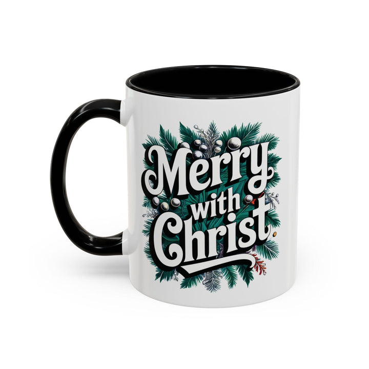 Ceramic Gift Mug - Merry with Christ - Decorative/Ceramic Mugs/11oz/15oz