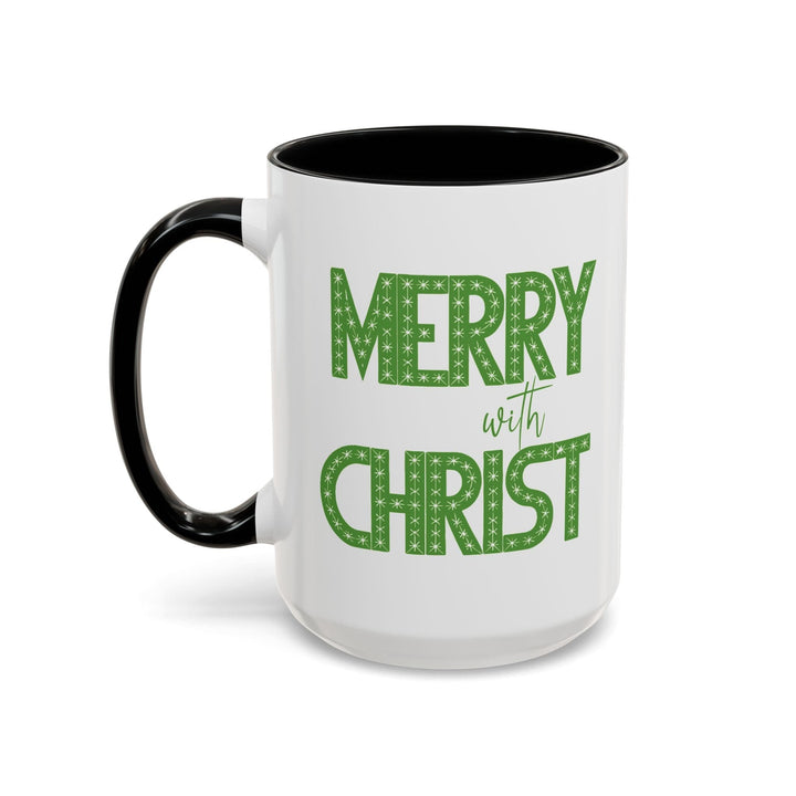 Ceramic Gift Mug - Merry with Christ - Decorative/Ceramic Mugs/11oz/15oz