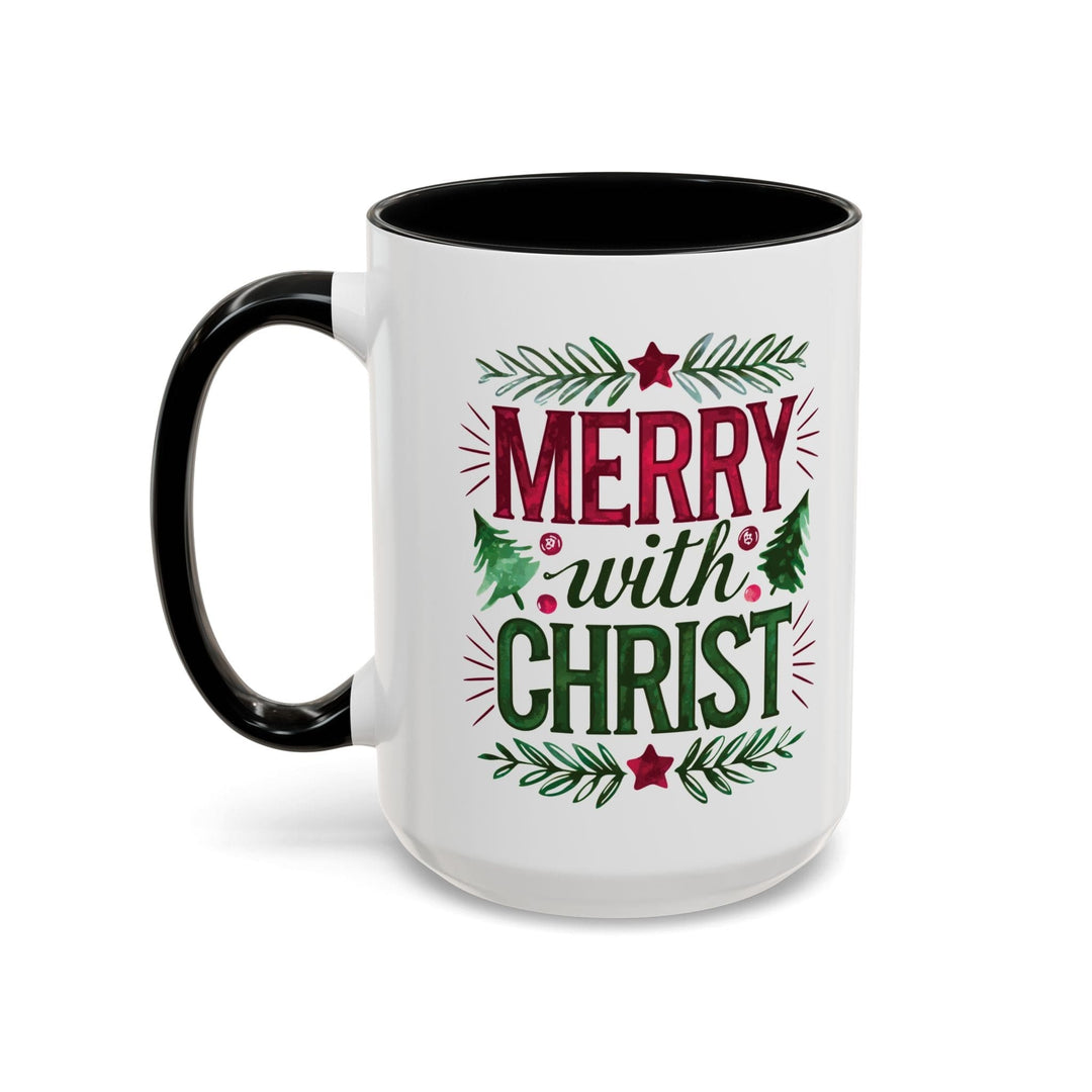 Ceramic Gift Mug - Merry with Christ - Decorative/Ceramic Mugs/11oz/15oz