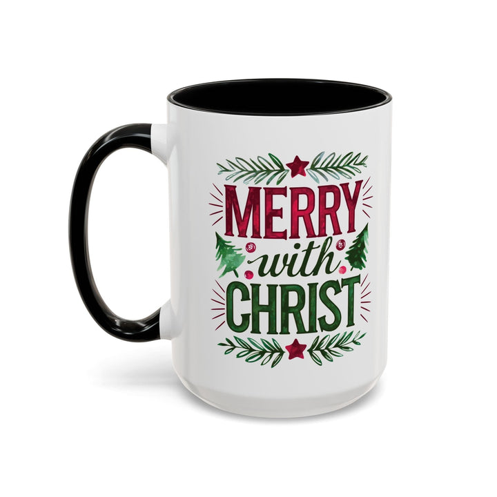 Ceramic Gift Mug - Merry with Christ - Decorative/Ceramic Mugs/11oz/15oz