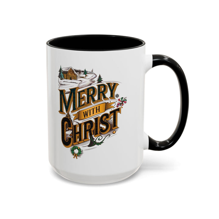 Ceramic Gift Mug - Merry with Christ - Decorative/Ceramic Mugs/11oz/15oz