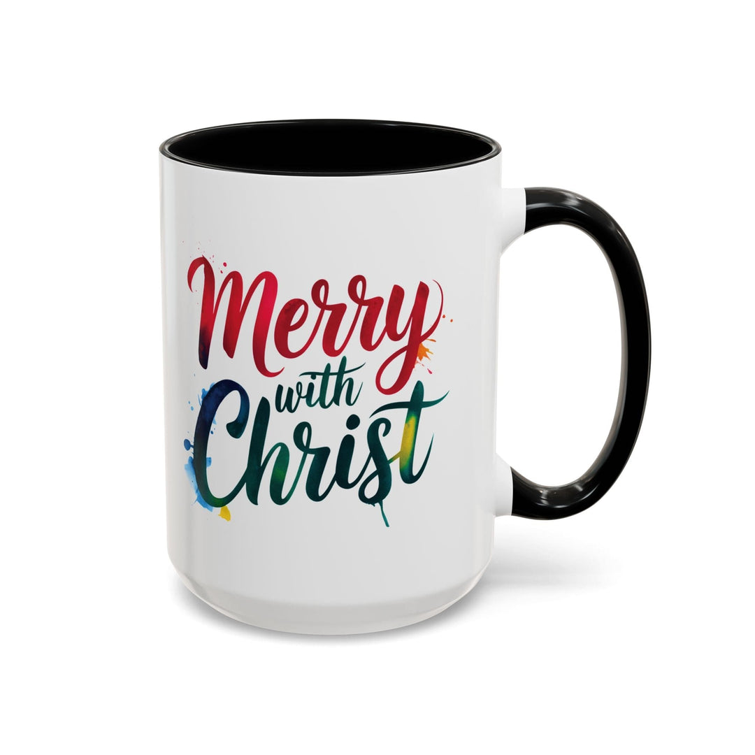 Ceramic Gift Mug - Merry with Christ - Decorative/Ceramic Mugs/11oz/15oz