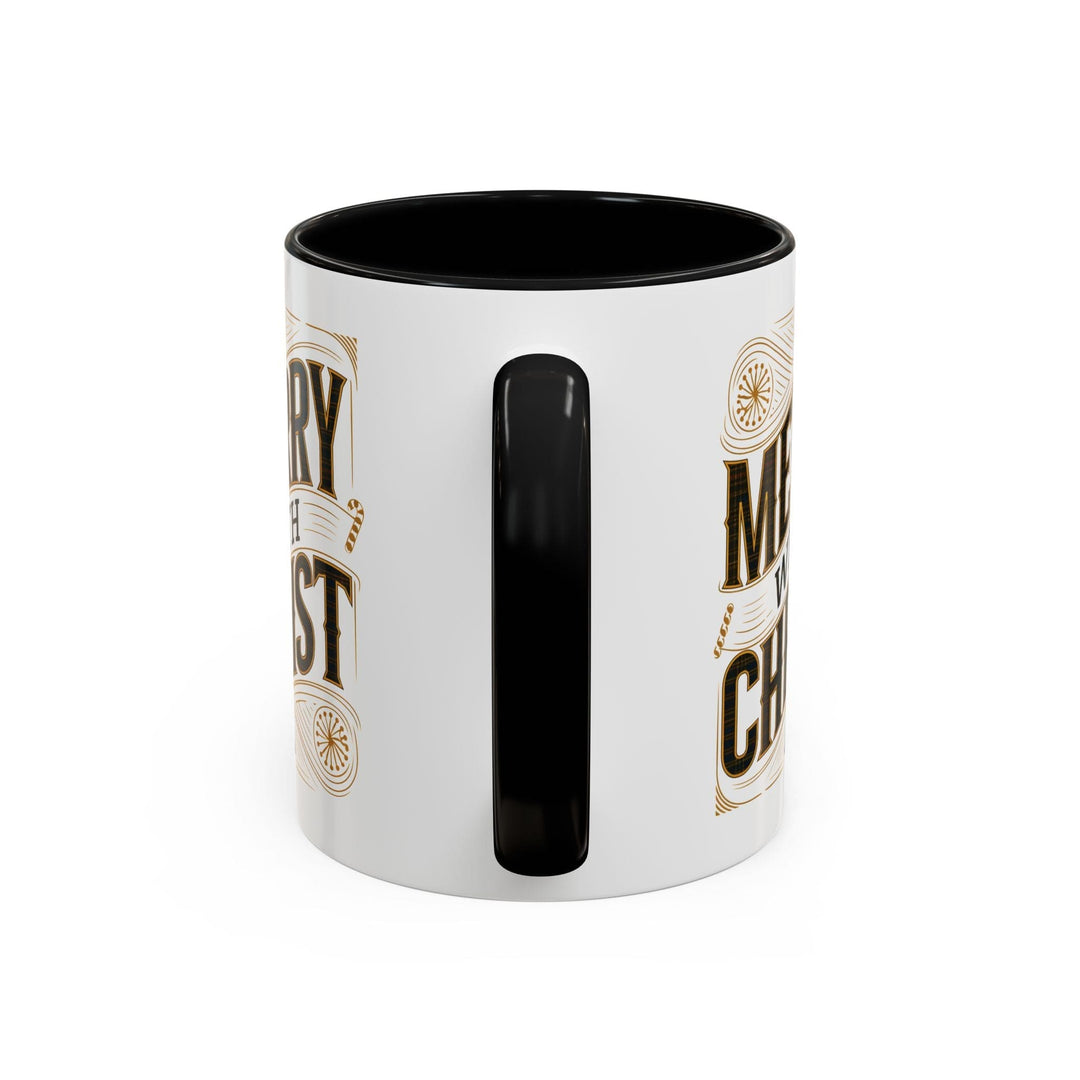 Ceramic Gift Mug - Merry with Christ - Decorative/Ceramic Mugs/11oz/15oz
