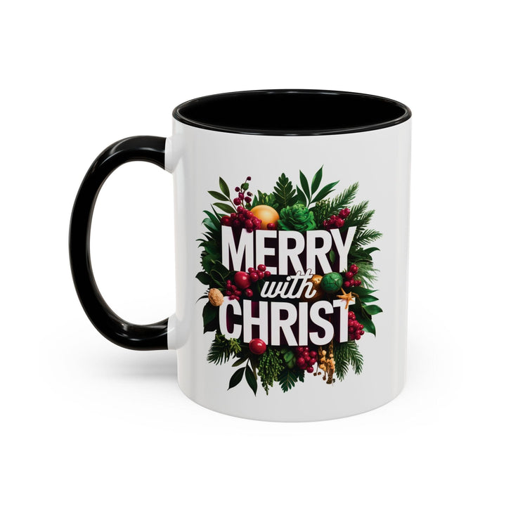 Ceramic Gift Mug - Merry with Christ - Decorative/Ceramic Mugs/11oz/15oz