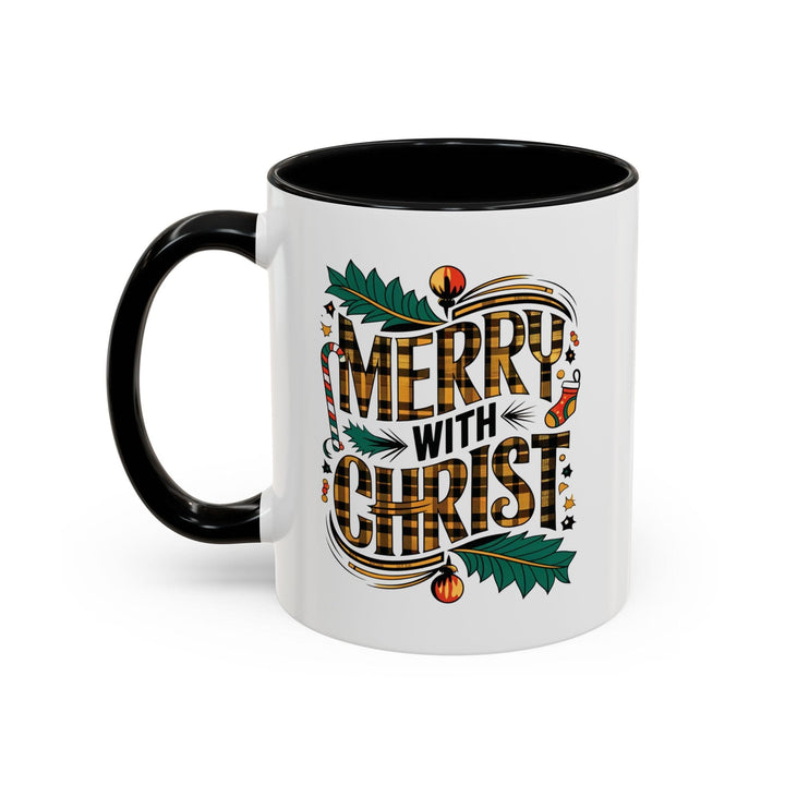 Ceramic Gift Mug - Merry with Christ - Decorative/Ceramic Mugs/11oz/15oz