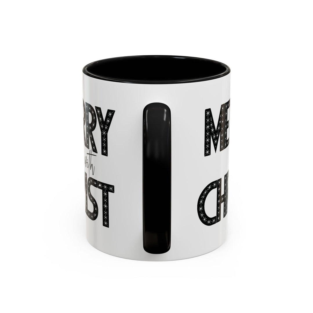 Ceramic Gift Mug - Merry with Christ - Decorative/Ceramic Mugs/11oz/15oz