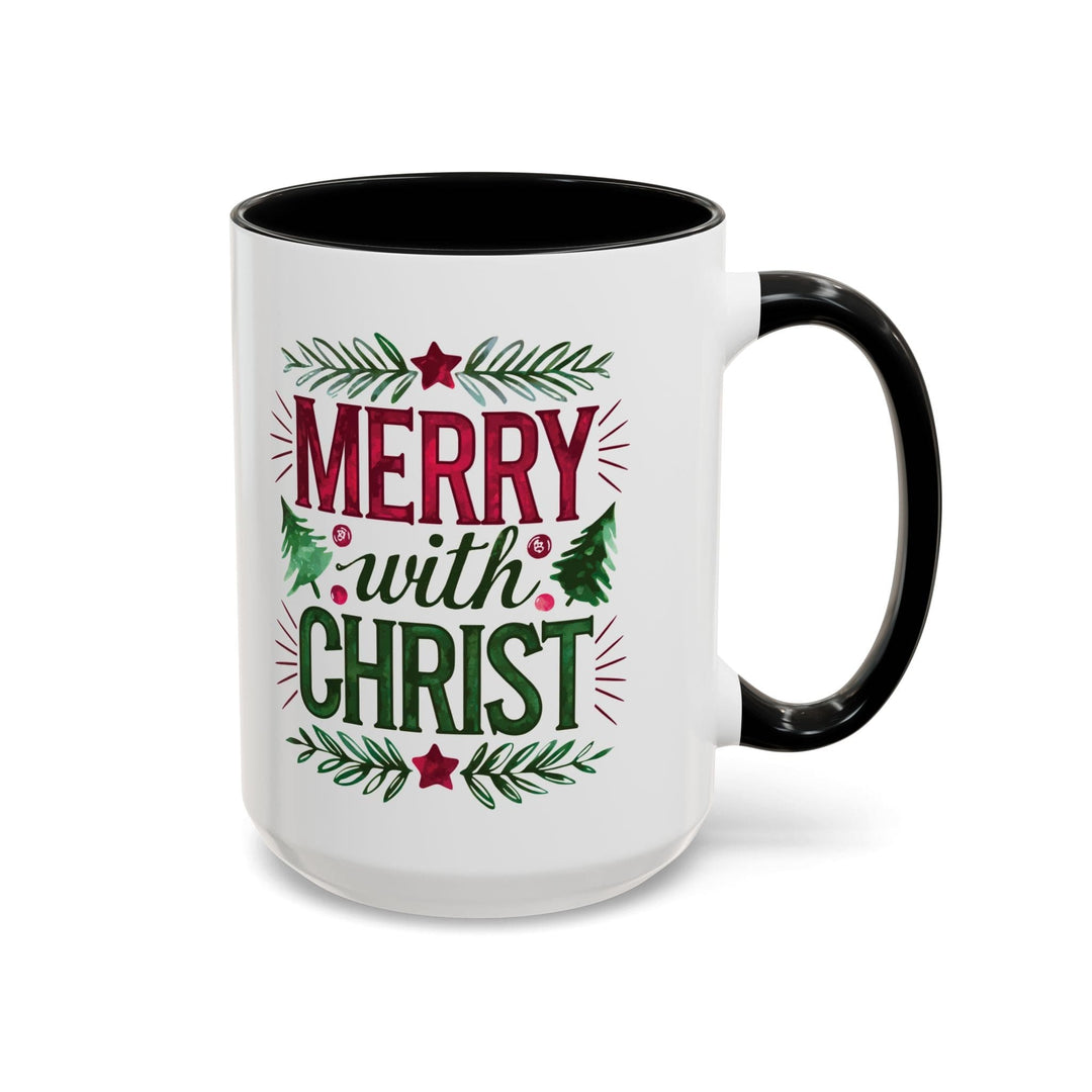 Ceramic Gift Mug - Merry with Christ - Decorative/Ceramic Mugs/11oz/15oz