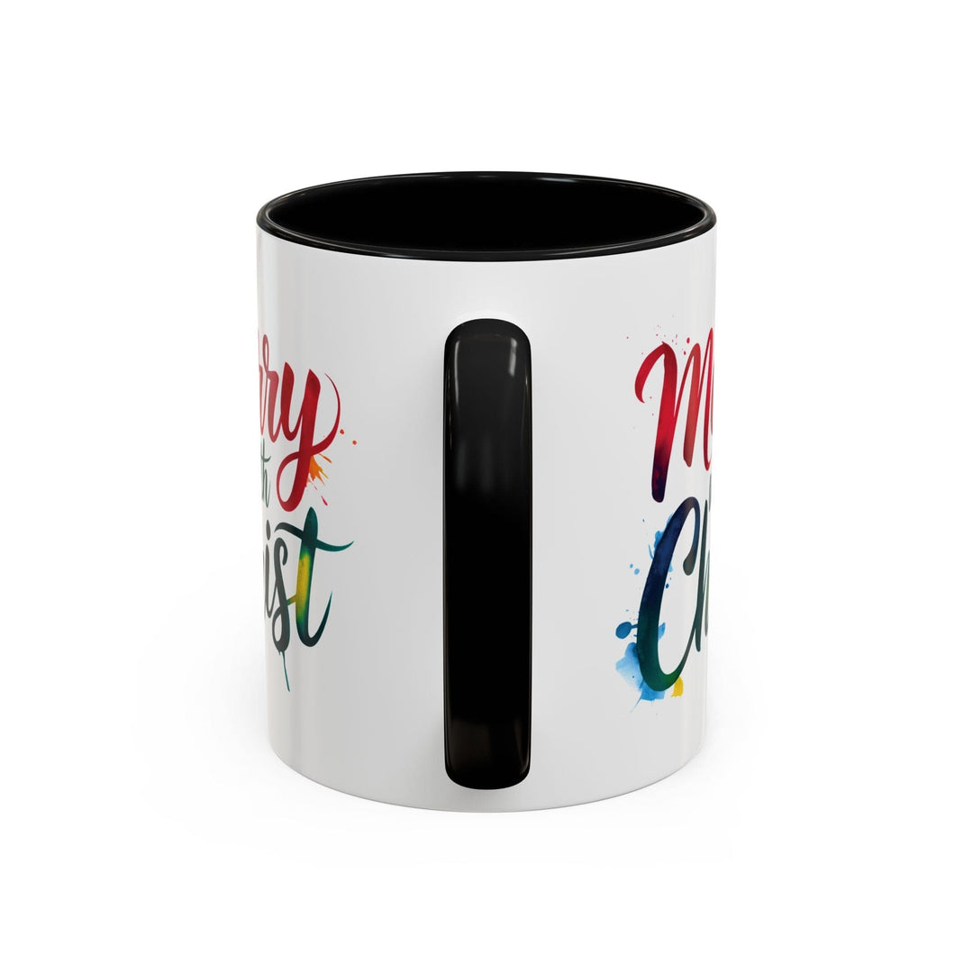 Ceramic Gift Mug - Merry with Christ - Decorative/Ceramic Mugs/11oz/15oz