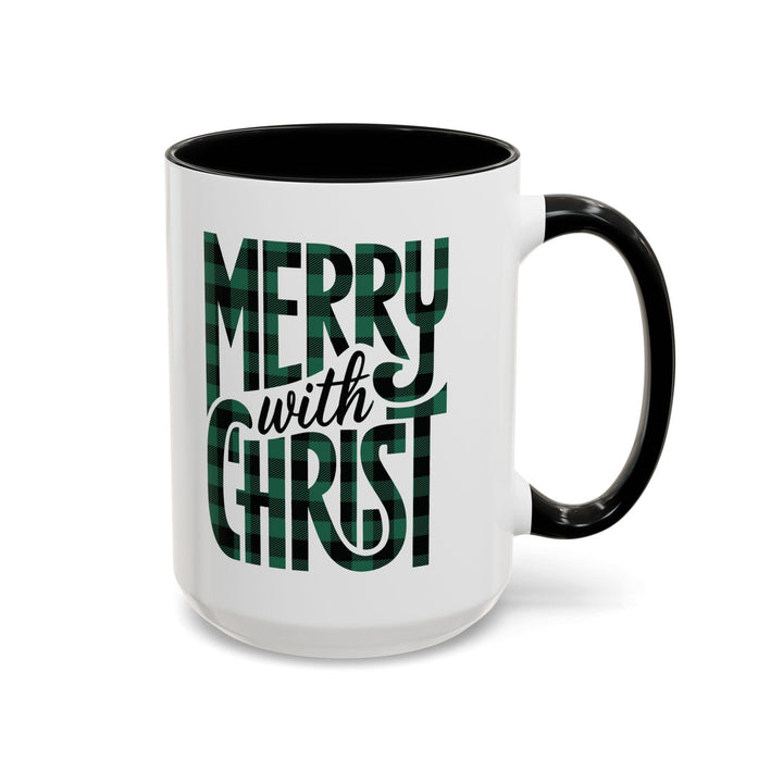 Ceramic Gift Mug - Merry with Christ - Decorative/Ceramic Mugs/11oz/15oz