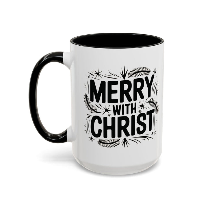 Ceramic Gift Mug - Merry with Christ - Decorative/Ceramic Mugs/11oz/15oz